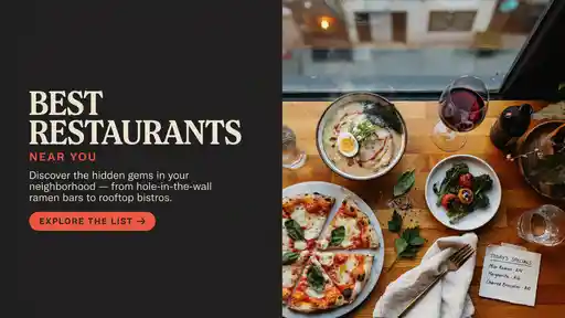 Best restaurants near me offering delicious food and excellent dining experience